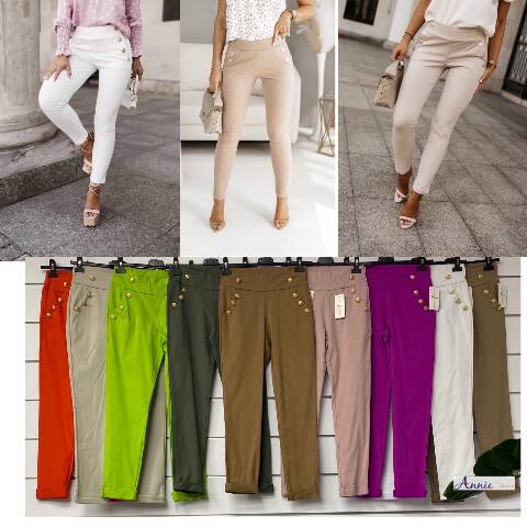 Spodnie damskie 5309 1 kolor S-2XL (Towar Włoskie) 1