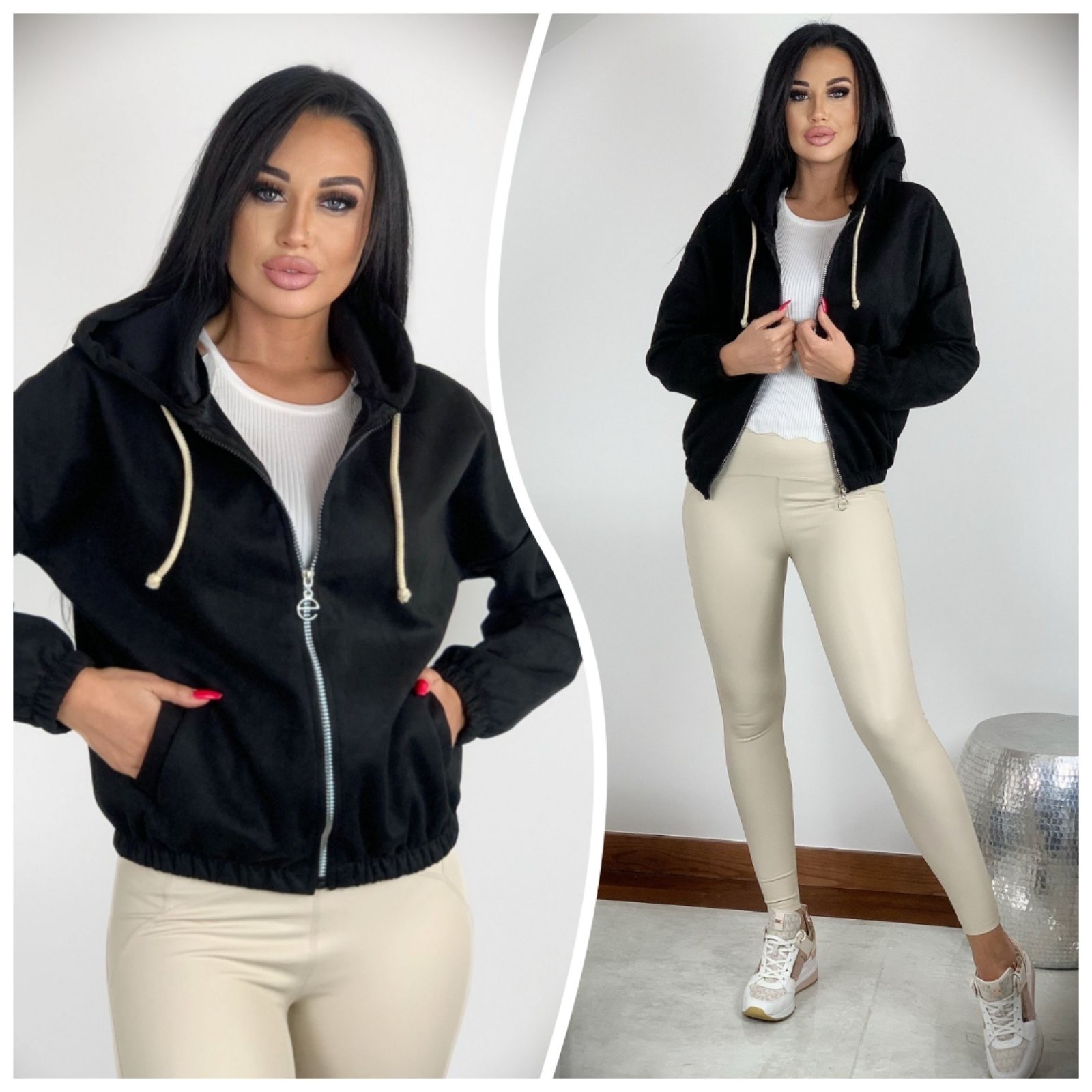 Kurtka damskie 5537 1 kolor M-2XL