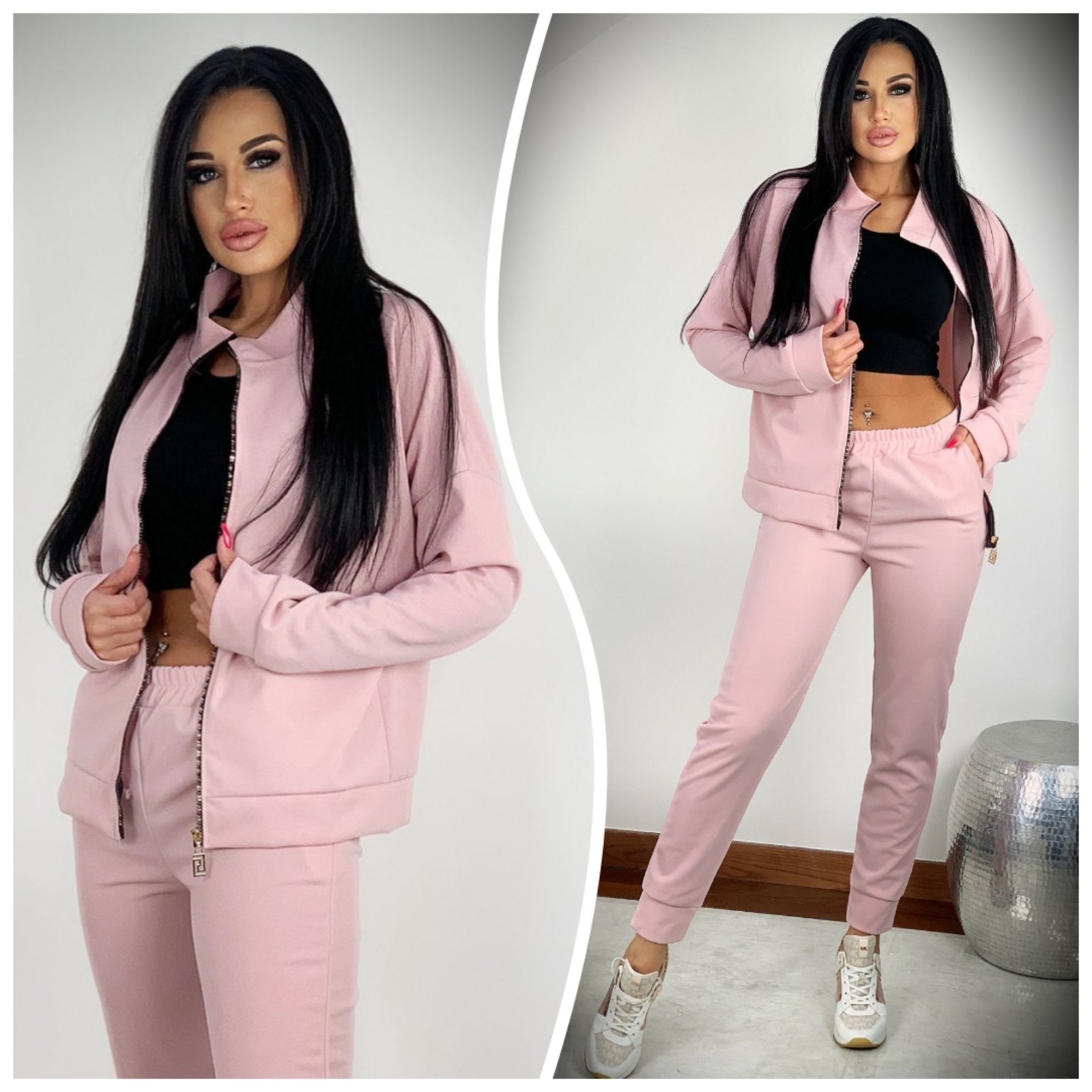 Komplet damske 5549 1 kolor M-2XL (Towar Polskie)