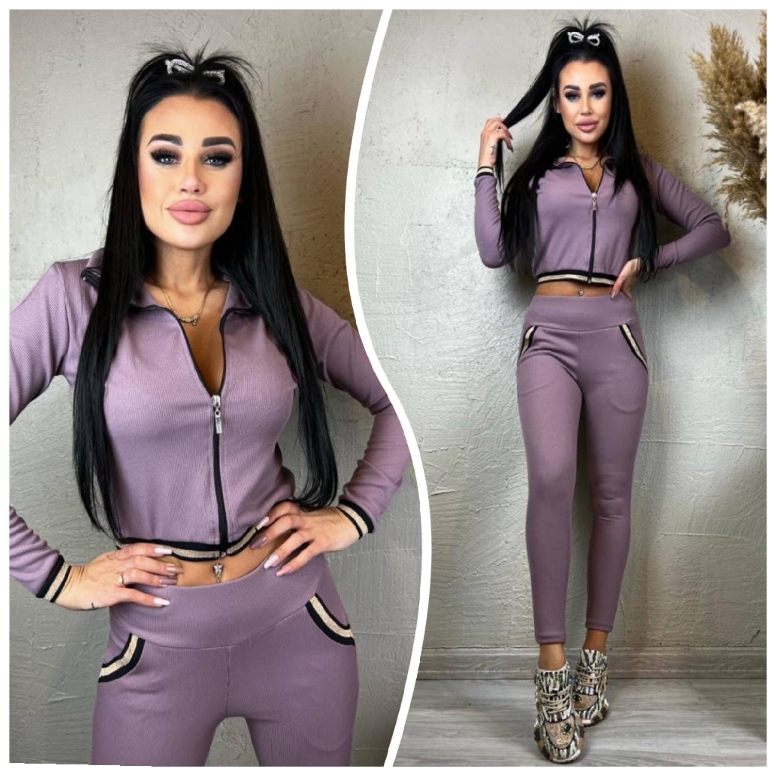 Komplet damske 5554 1 kolor M-2XL (Towar Polskie) 1