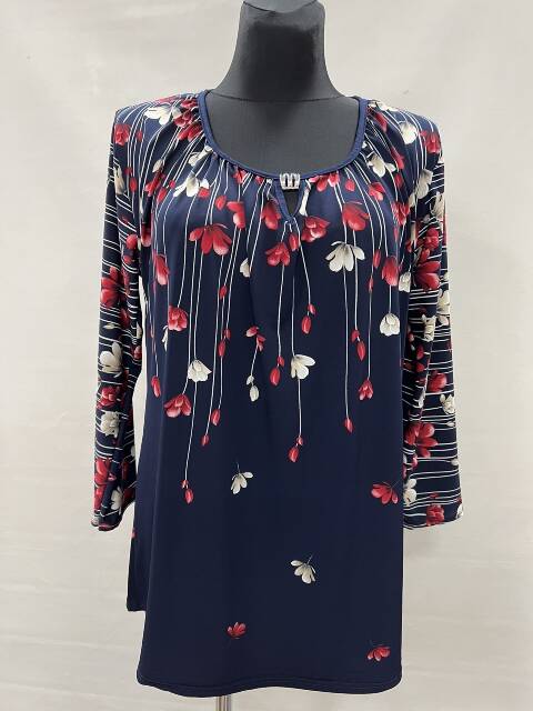 Bluzka damskie 5870 1 kolor 46-52 (Towar Polskie)