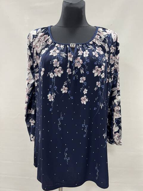 Bluzka damskie 5878 1 kolor 46-52 (Towar Polskie)