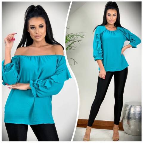 Bluzka damskie 5963  1 kolor L-3XL(Towar Polskie)