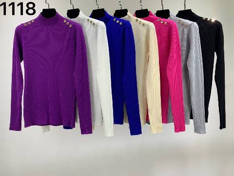 Sweter damskie 1118 Mix kolor S/M-L/XL 1