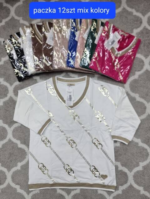 Bluza damskie 6888 Mix kolor Standard (Towar Tureckie) 1