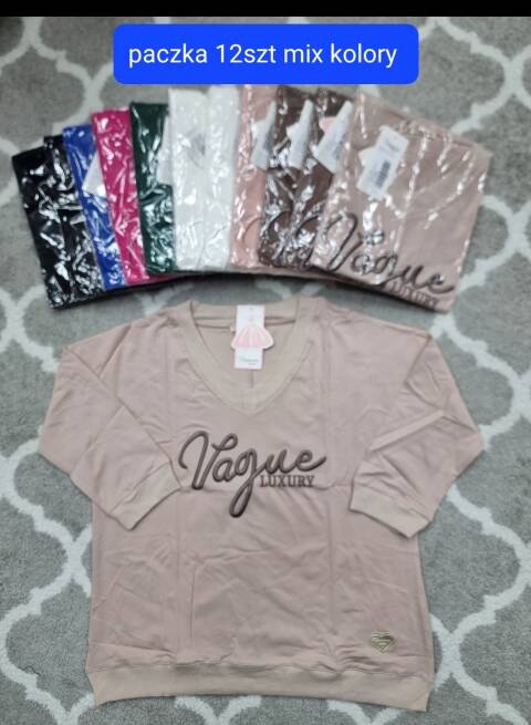 Bluza damskie 6892 Mix kolor Standard (Towar Tureckie)