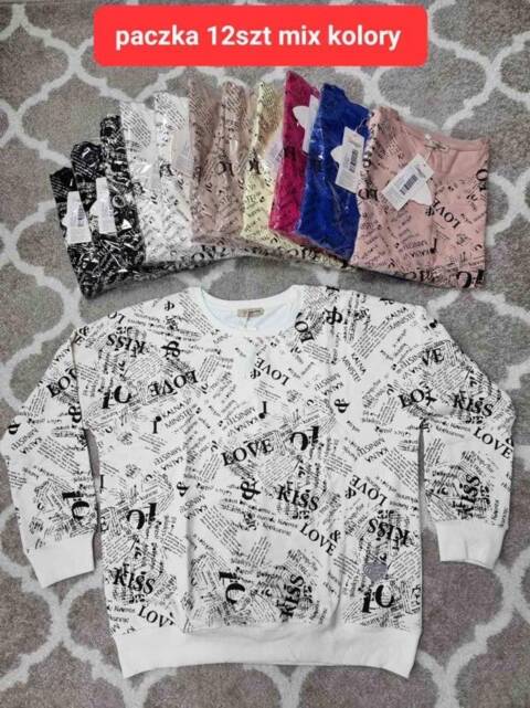 Bluza damskie 6902 Mix kolor Standard (Towar Tureckie)