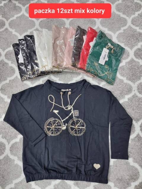 Bluza damskie 6904 Mix kolor Standard (Towar Tureckie) 1