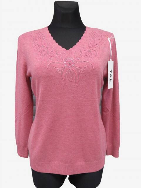 Sweter damskie L-721 Mix kolor M-2XL