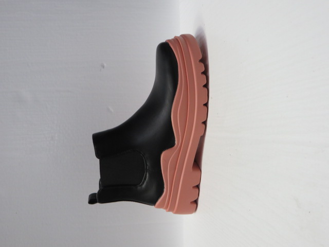 Botki Damskie 2115 BLACK/RED 36-41