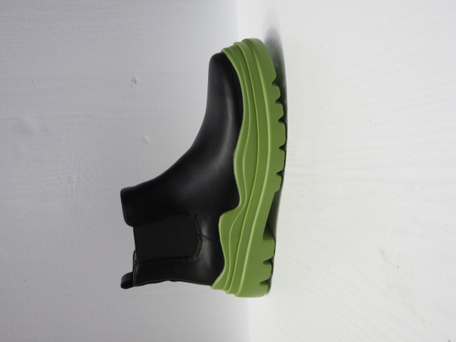 Botki Damskie 2115 BLACK/GREEN 36-41