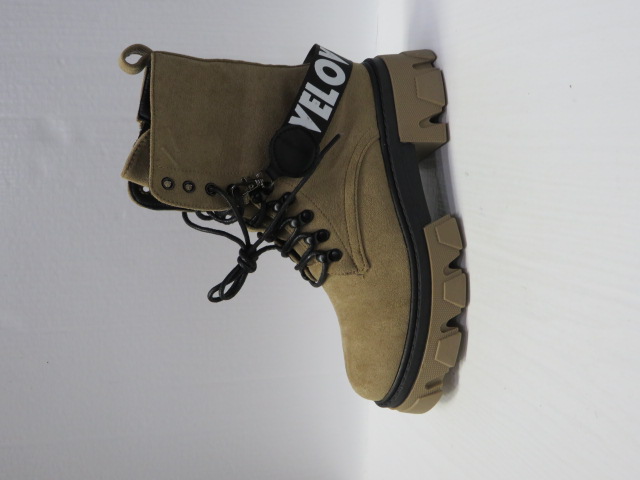 Botki Damskie NC1270 KHAKI 36-41 OCIEPLANE