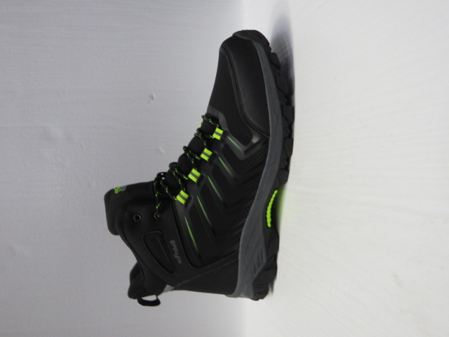 Botki Męskie 17061-2 BLACK/GREEN 41-46