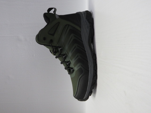 Botki Męskie 17061-5 KHAKI/BLACK 41-46