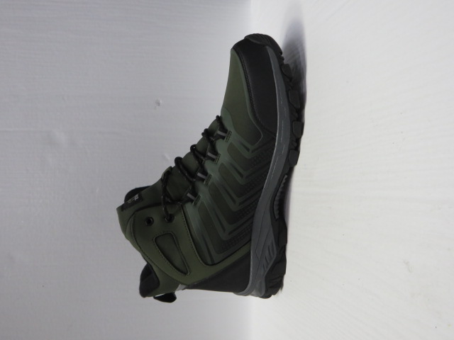 Botki Męskie 17061-5 KHAKI/BLACK 41-46 1