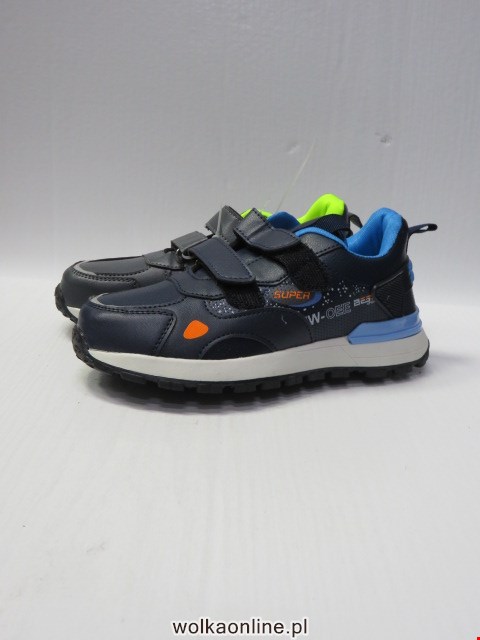 Buty Sportowe Dziecięce S806-2 BLACK/D.GREY/D.BLUE 31-36