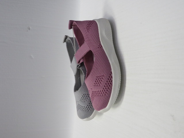 Baleriny Dziecięce 1017 WHITE/PINK/PURPLE/GREY 25-30