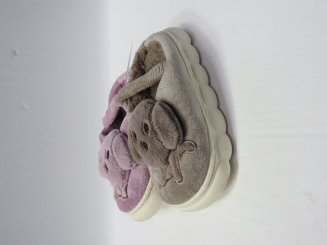 Kapcie Dziecięce D25-8 PURPLE/RED/GREY/BEAN 24-29