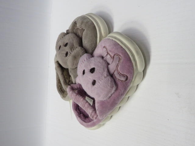 Kapcie Dziecięce D25-8 PURPLE/RED/GREY/BEAN 24-29 1