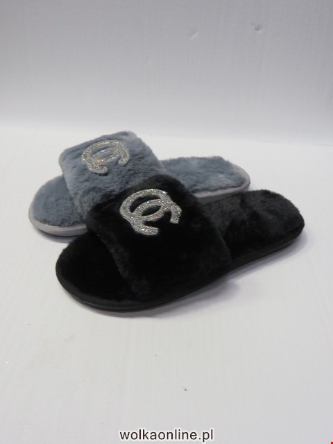 Klapki Damskie 23-1 BLACK/WHITE/GREY 36-41