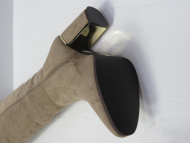 Kozaki Damskie QT63 TAUPE 36-41 OCIEPLANE 2