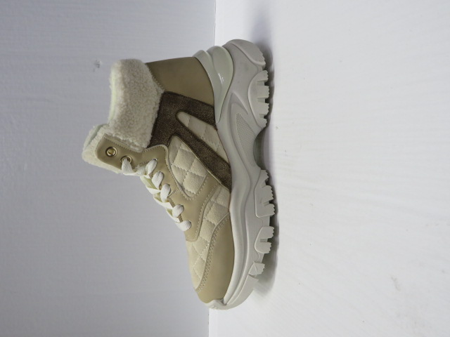 Botki Damskie 9072 BEIGE 36-41 OCIEPLANE 1