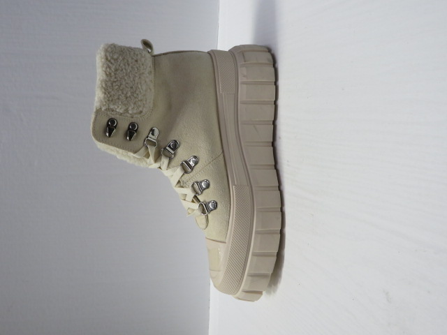 Botki Damskie 9079 BEIGE 36-41 OCIEPLANE 1