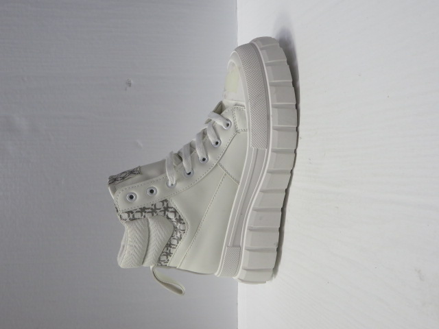 Botki Damskie 9057 WHITE 36-41