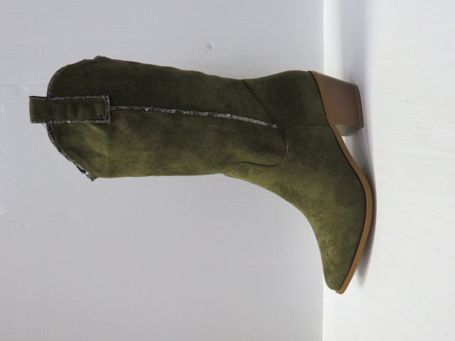 Botki Damskie 9517A GREEN 36-41