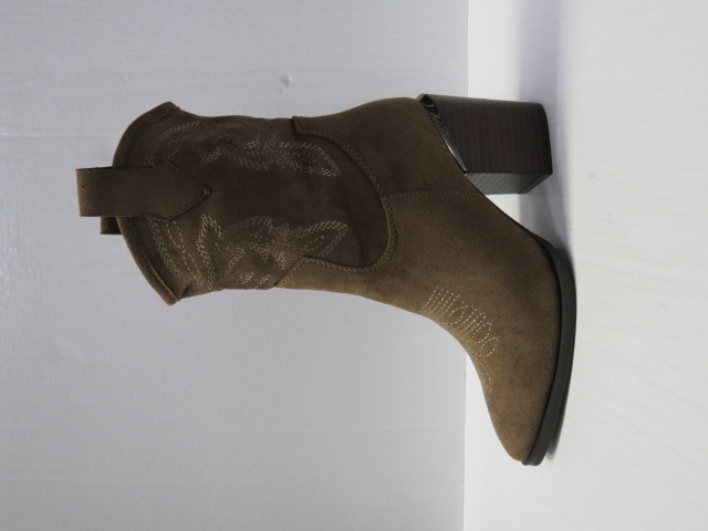 Botki Damskie 7034 KHAKI 36-41