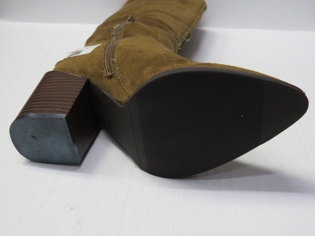 Kozaki Damskie 3679 KHAKI 36-41 2