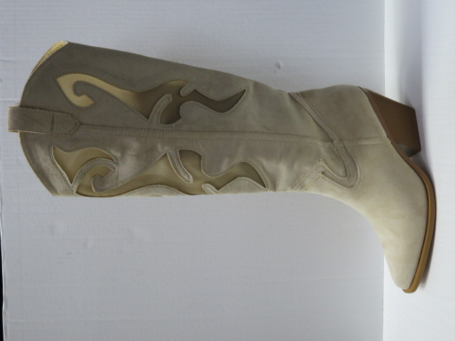 Kozaki Damskie 1185 BEIGE 36-41