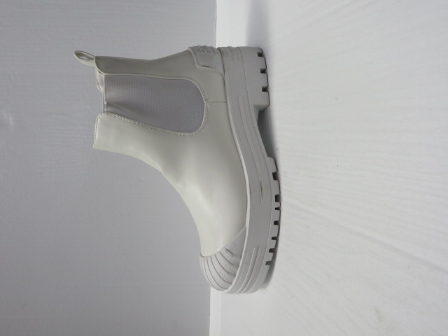 Botki Damskie D61 WHITE 36-41