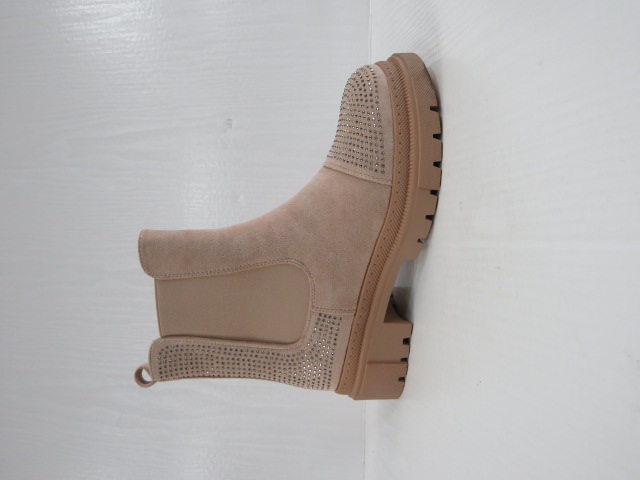 Botki Damskie LQ-57 BEIGE 36-41