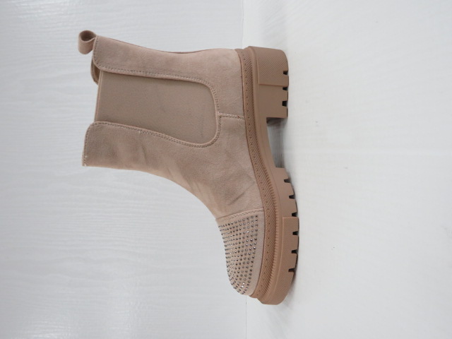 Botki Damskie LQ-57 BEIGE 36-41 1