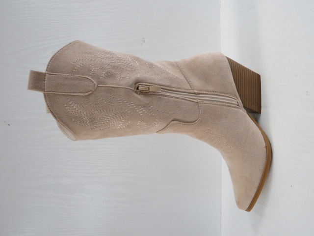 Botki Damskie 8555A BEIGE 36-41 1