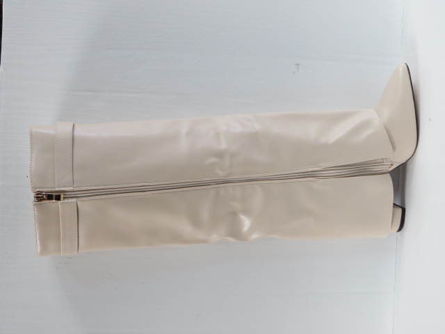 Kozaki Damskie LA287 BEIGE 36-41 1