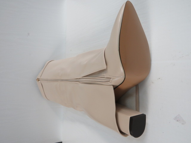 Kozaki Damskie LA287 BEIGE 36-41 2