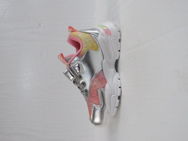 Buty Sportowe Dziecięce E86 SILVER/PINK 27-32 1