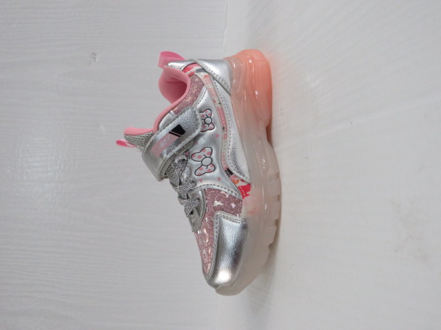 Buty Sportowe Dziecięce E83 SILVER/PINK 26-31