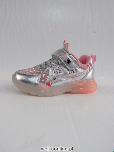 Buty Sportowe Dziecięce E83 SILVER/PINK 26-31