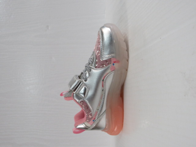 Buty Sportowe Dziecięce E83 SILVER/PINK 26-31 1