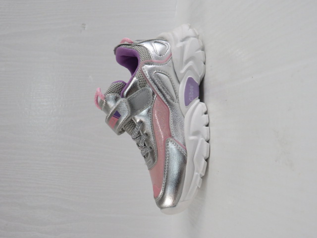 Buty Sportowe Dziecięce E87 SILVER/PINK 27-32