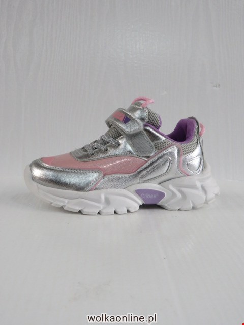 Buty Sportowe Dziecięce E87 SILVER/PINK 27-32