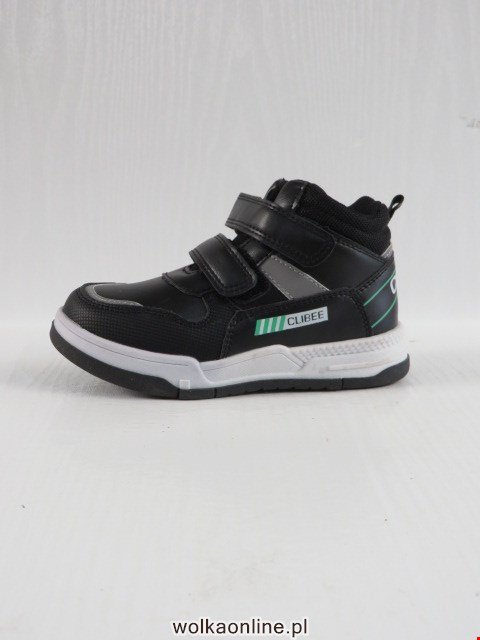 Buty Sportowe Dziecięce H294A BLACK/GREEN 21-26