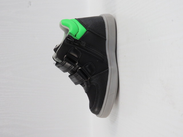 Buty Sportowe Dziecięce P558 BLACK/GREEN 20-25 1