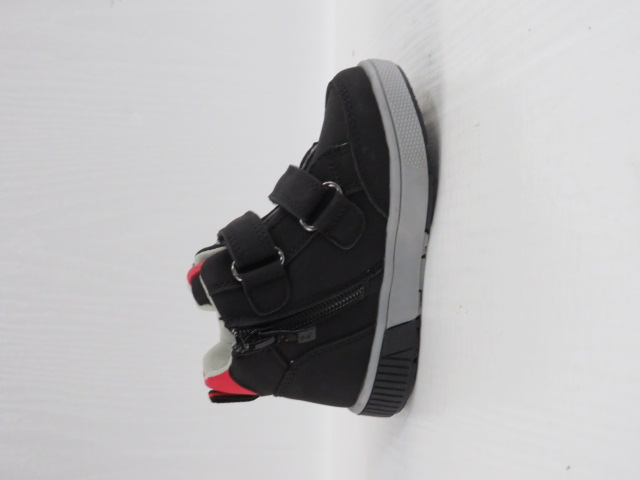 Buty Sportowe Dziecięce P559 BLACK/RED 21-26 1