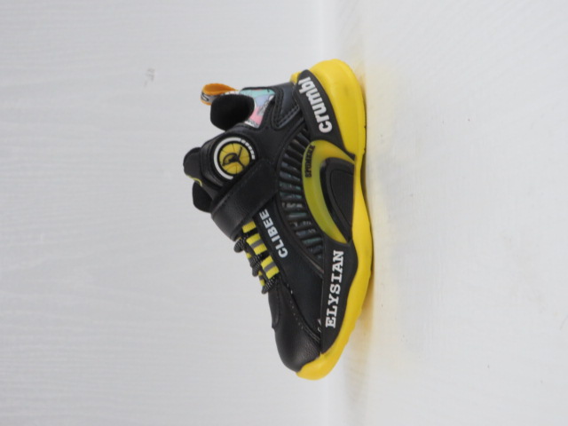 Buty Sportowe Dziecięce L353 BLACK/YELLOW 26-31