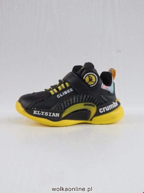 Buty Sportowe Dziecięce L353 BLACK/YELLOW 26-31