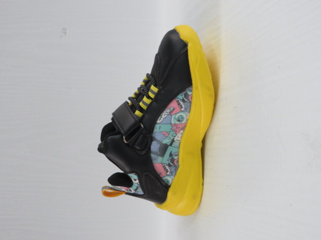 Buty Sportowe Dziecięce L353 BLACK/YELLOW 26-31 1